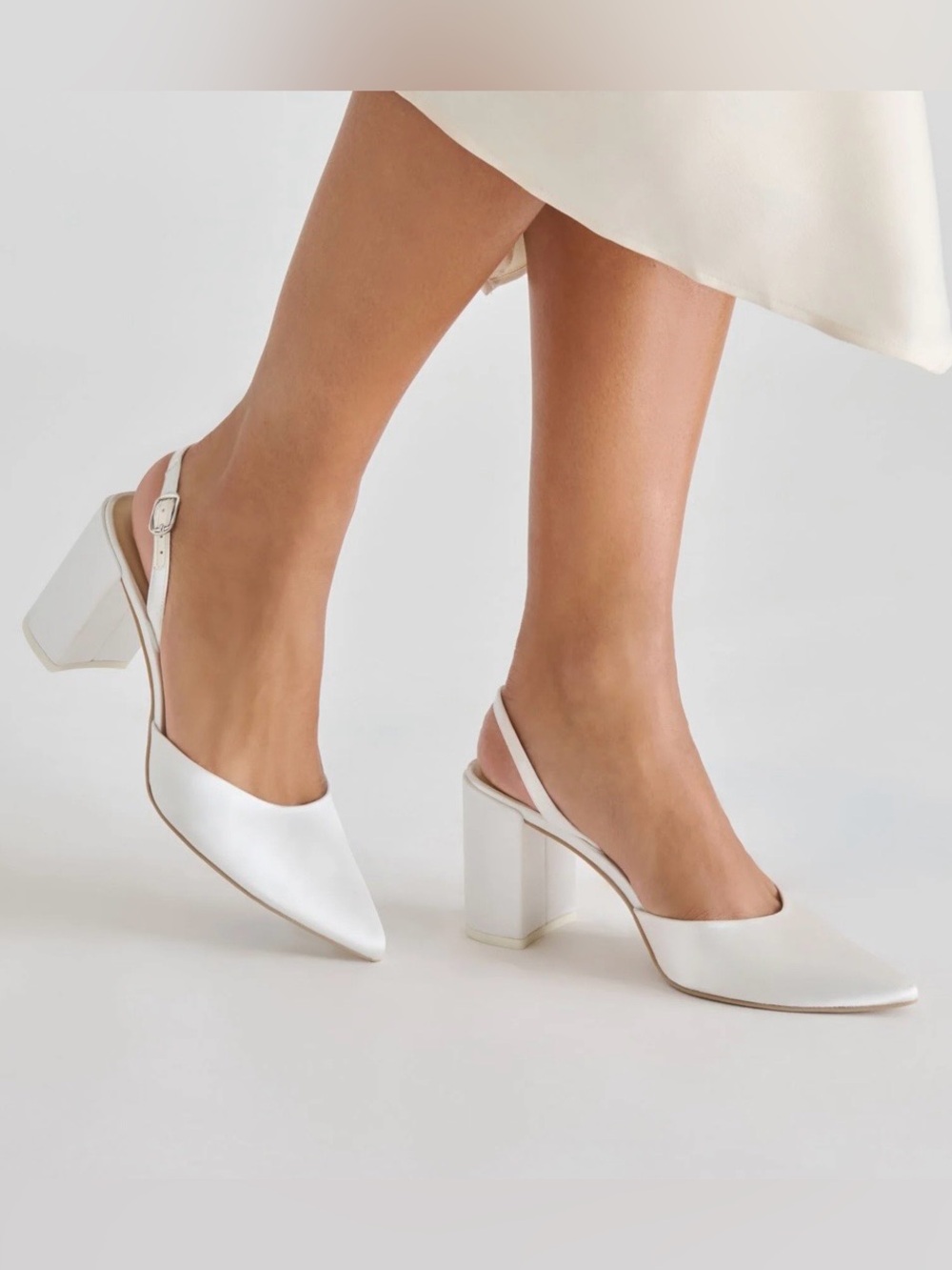 Dolce Vita Carel High Heels True White Satin